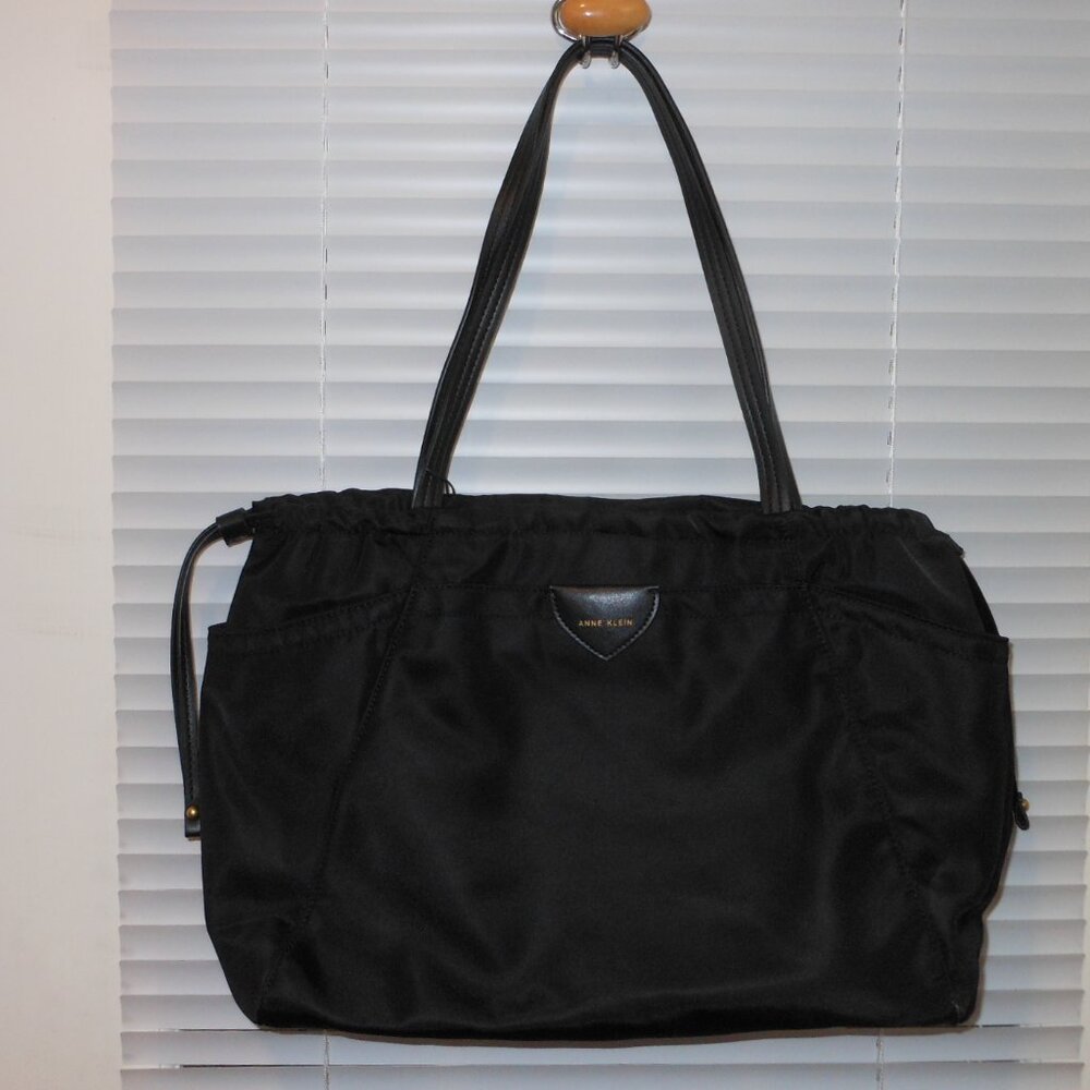 new Anne Klein nylon hand bag